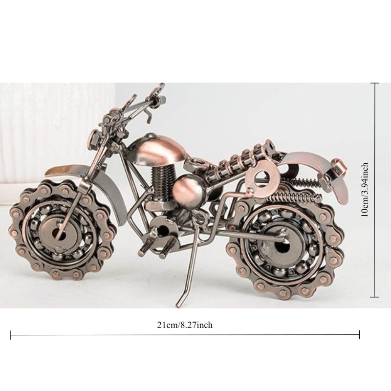 

Железная цепь Модель старинного мотоцикла Креативное украшение Украшение для гостиной Оконное ремесленное украшение Орнаменты