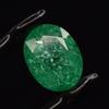Natural Green Emerald Loose Gemstone 29.20 ct Oval Cut for Jewelry Making and Gem Collections