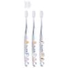 Skater Toothbrush for Kindergarteners 3-5 Years Old Soft Clear 3 Pieces Chikawa TBCR5T-A