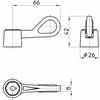 Sanei One-Touch Lever Easy To Operate Water Discharge and Stop Water Easy Installation Water Saving Includes Adapter for Other Companies PR2332F