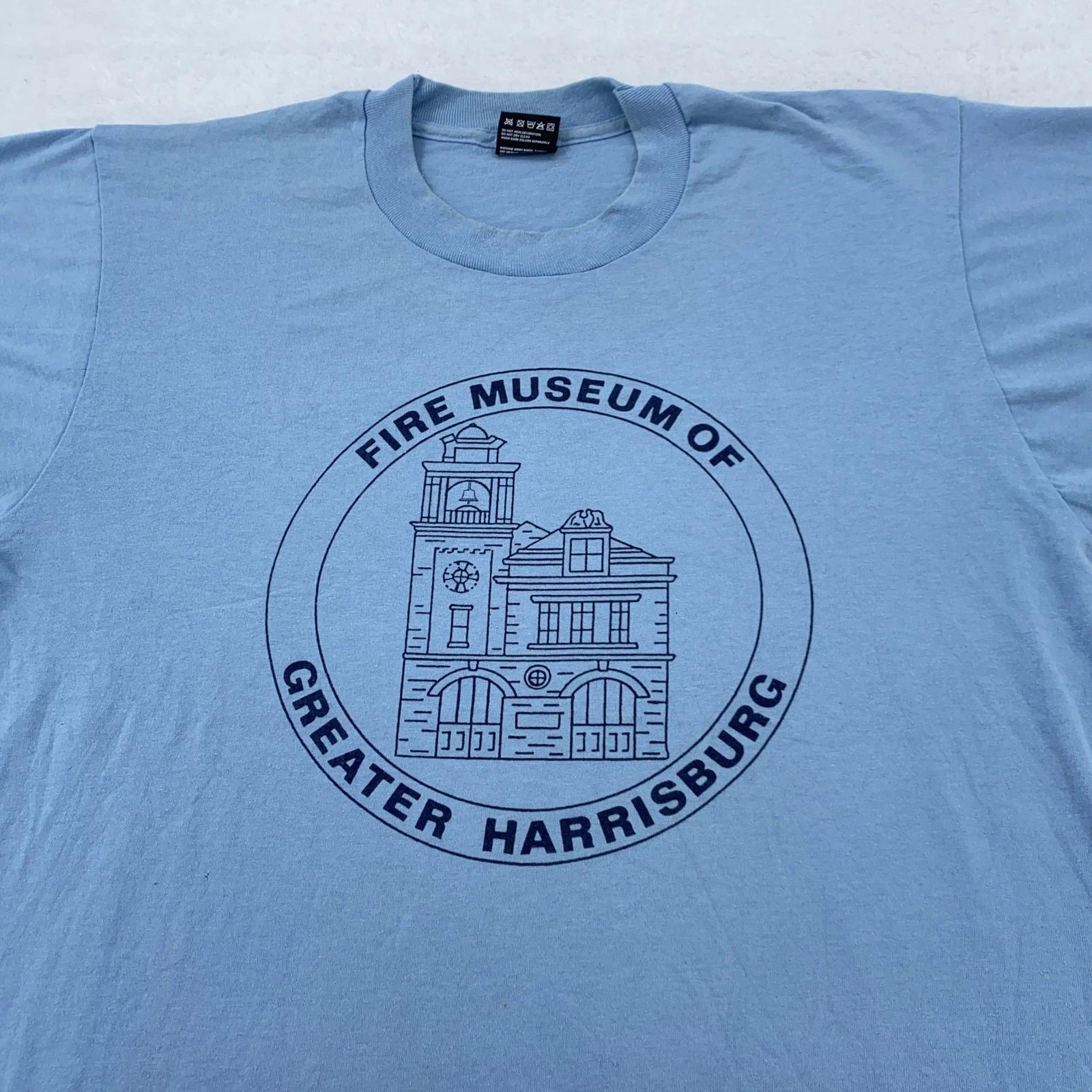 Vintage Fire Museum of Greater Harrisburg Shirt Mens Large pennsylvania 90s 3XL