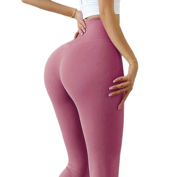 Casual Fashion Hip Lifting Fitness Pants Women Sports Training Peach Pants Tight Elastic High Waist Slimming Sexy Pants Skinny Leggings for Women
