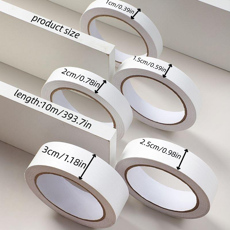 

1PC 10m/393.7in White border Thick sticker,peel stick,self-adhesive wall decorative strips,cabinets, tables,room decoration 1cm білий