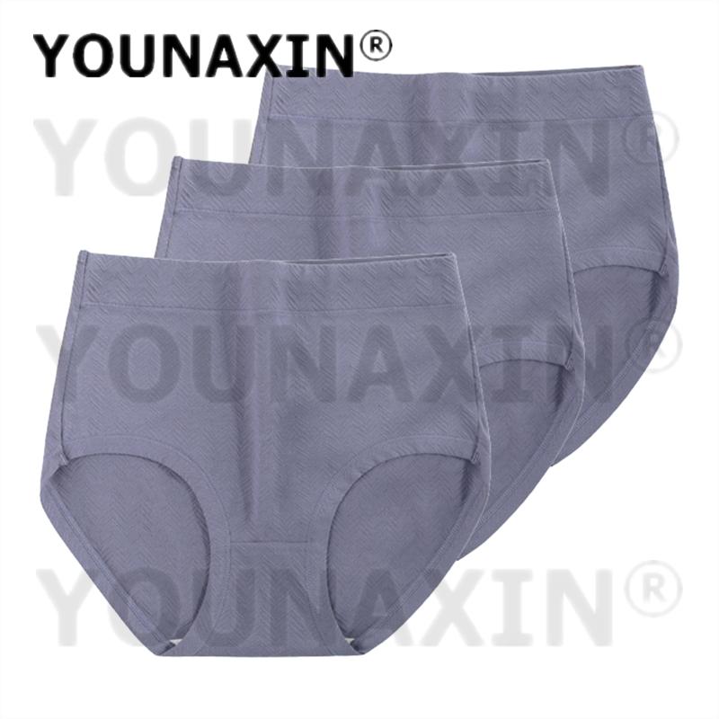 3 stykker truser i stor størrelse dameundertøy Høy midje undertøy bomull underbukser jenter store truser underbukser XL 2XL 3XL 4XL 5XL 6XL
