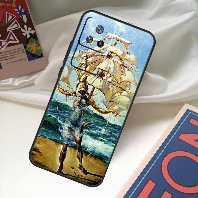 Salvador Dali Art Case For POCO X6 Pro X3 X5 F3 F5 M5s M6 Pro Xiaomi 14 Ultra 11T 12T 13T Pro 12 13 Lite Cover