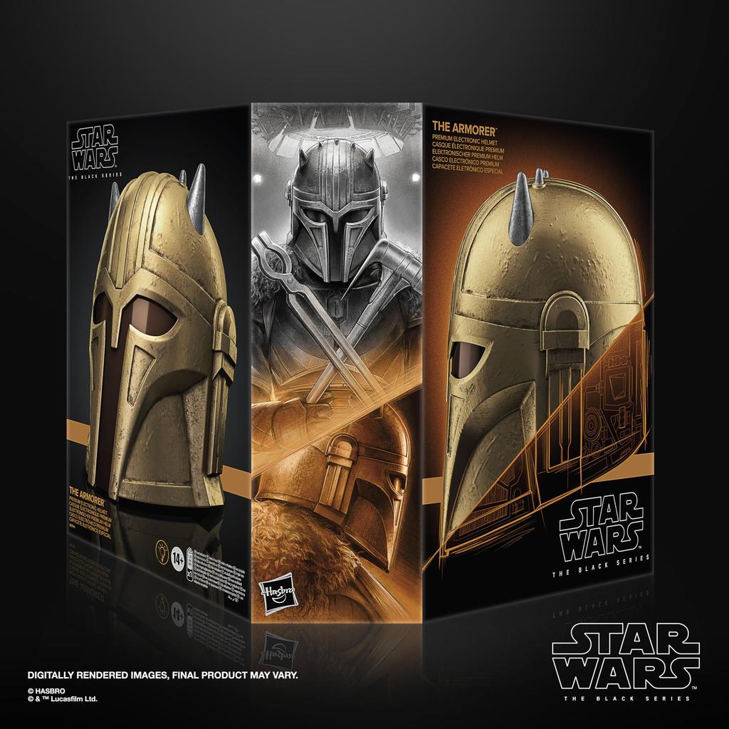Hasbro Star Wars STAR WARS Black Series Armorer Premium Electronic Helmet, Role Play Item, Ages 14+ G0704 Genuine Product