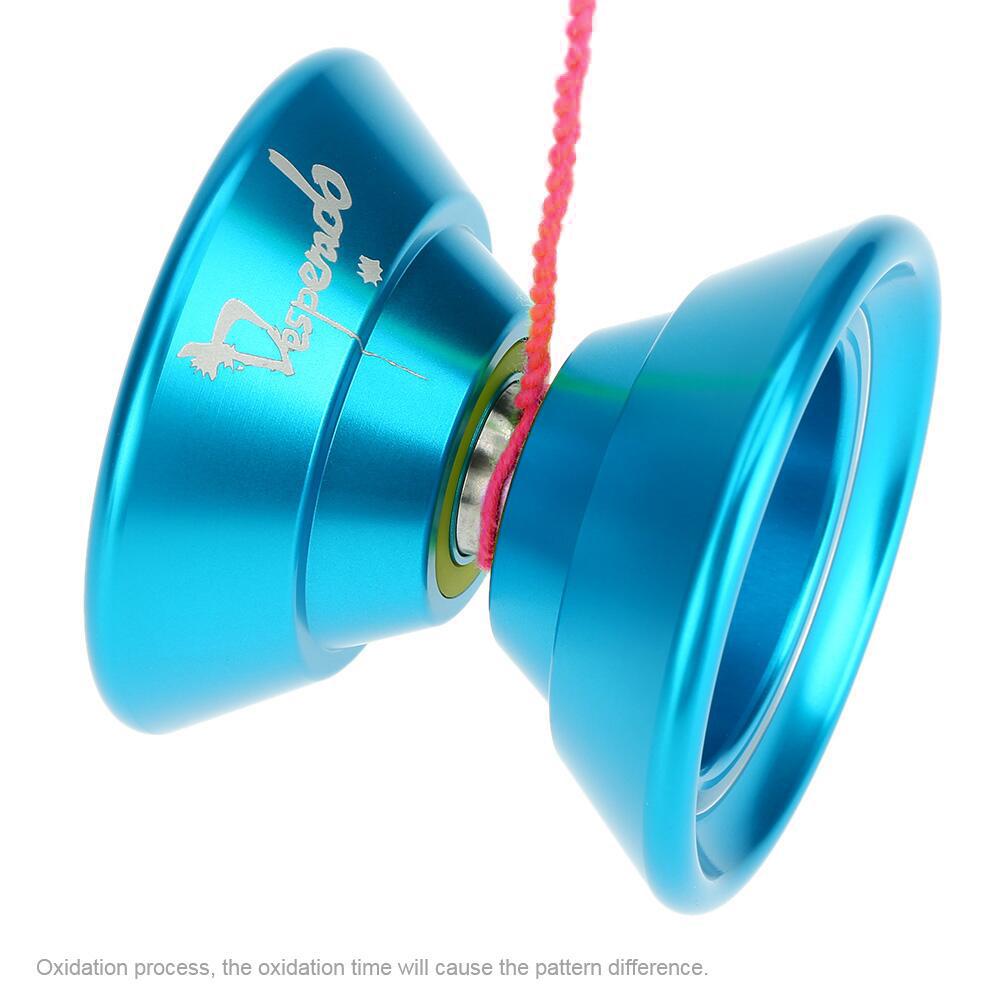 Professional Magic Yoyo N5 Desperado Aluminum Alloy Metal Yoyo 8 Ball KK Bearing with Spinning String for Kids Purple