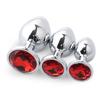 Three Sizes Stainless Steel Anal Plug Round Head Easy Entry Butt Plug Anal Stimulator Anal Toy Prostate Massager