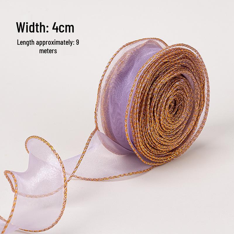 Elegant Fishtail Silk Ribbon for Cake and Bouquet Decoration