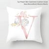 45X45Cm Pink Letter Cushion Pillowcase Decorative Sofa 40X40Cm Pillow Cases Autumn Decoration