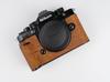 CLC Handmade Compatible Nikon ZF Camera Camera and Camera Genuine Design with Cowhide Leather Metal Base and Handle Matte Case, Cover, Bag. Leather.