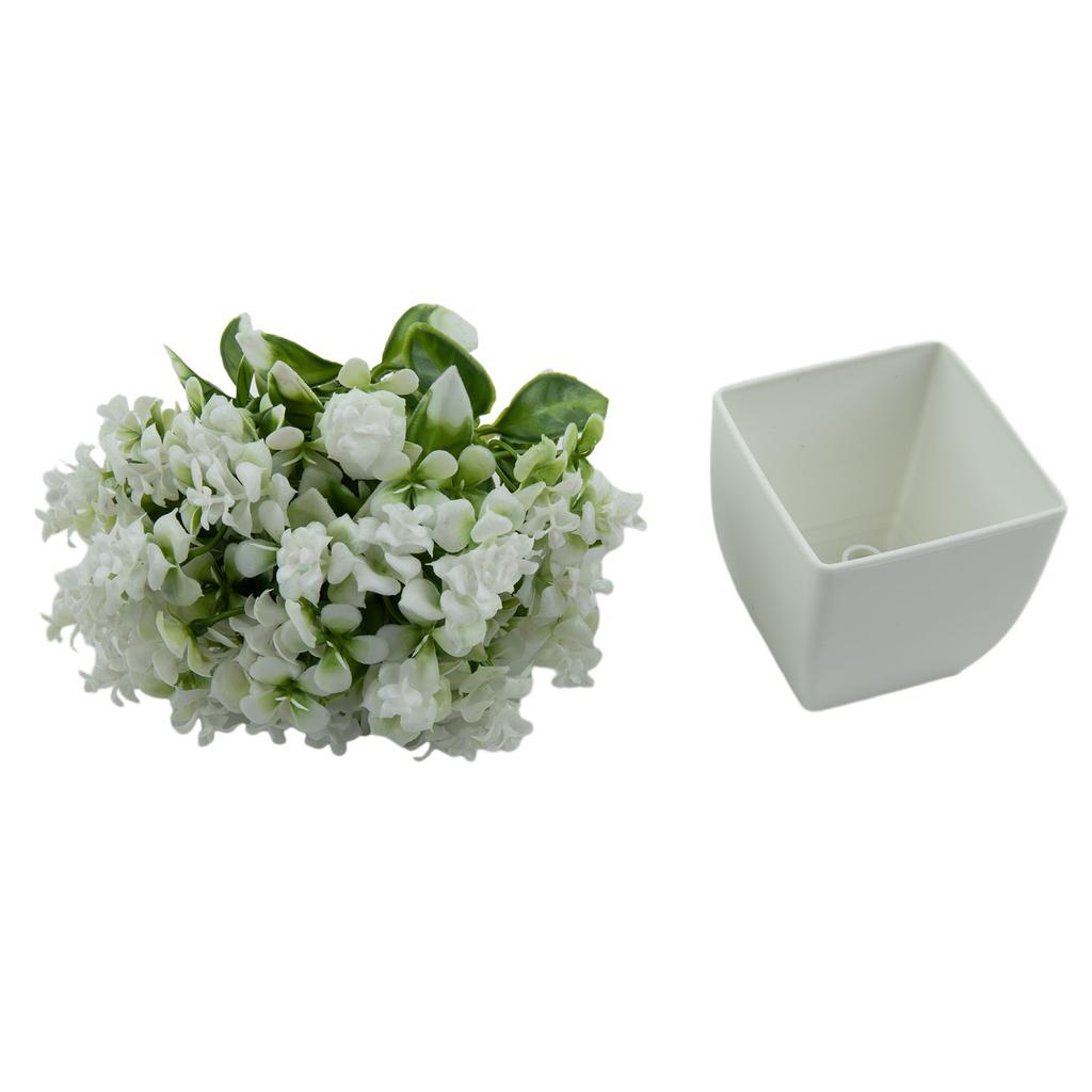 Fake Potted Plant Artificial Bonsai Garden Bedroom Lively Plastic 15*16cm 19 Mesh Beautiful Courtyards Families