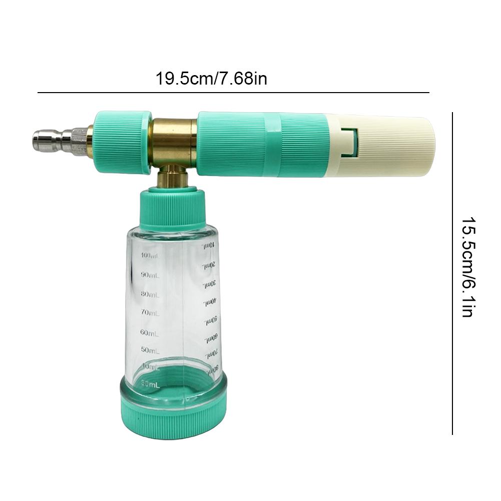 100/35ml Foam Lance Snow Sprayer Pot High Pressure Car Washer Gun Soap Foamer Wash Watering Sprinkler for Car Home Cleaning Tool