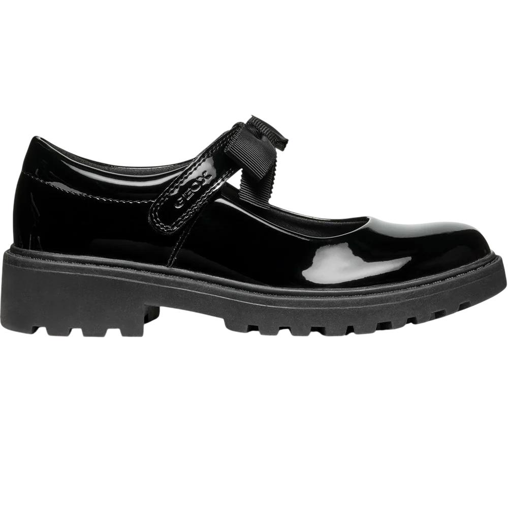 Geox Girls Casey Ballerina Leather Lined School Shoes