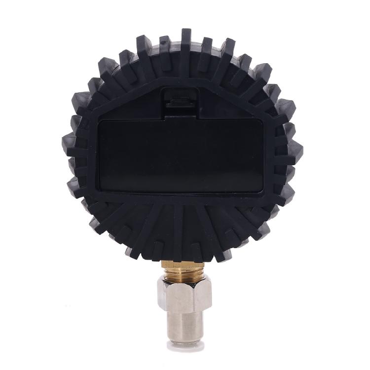 Digital Pressure Gauge with 6mm Outside Diameter Hose Straight Plug Fitting