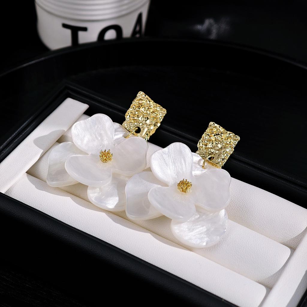 Floral, High-end, Sweet, Fashionable, Holiday-style Women’s Earrings