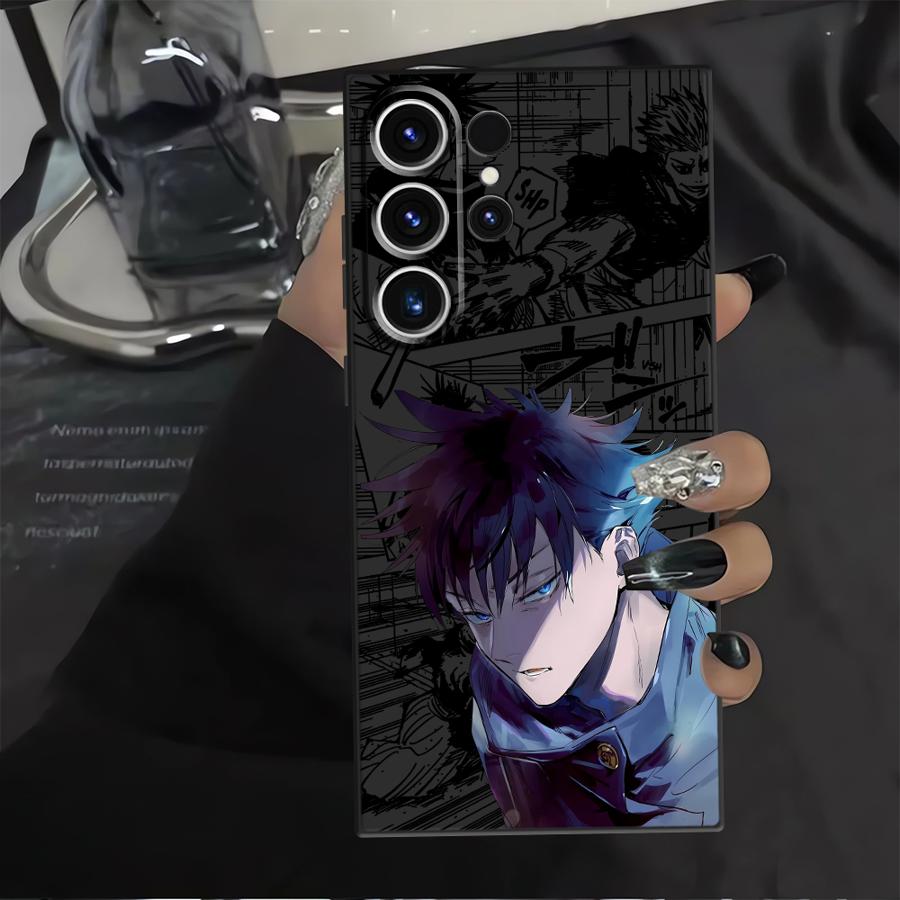 Anime J-ujutsu Cool Kaisen Case for Samsung Galaxy S25 Ultra S24+ S25+ S9 S20 S21 S22 S24 Plus S23 FE Soft Back Phone Cover