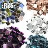 100g Glass Mirror Mosaic Tiles Bulk Diamond Shape DIY Craft Handcrafted Accessory Home Wall Artwork Decor Supplies Arte