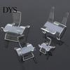 Display Showcases 10Pcs Stands Transparent Clear Chair Shape Stable Space-saving Storage Acrylic Crystal Geodes Rock Mineral Agate Coral Holders Home