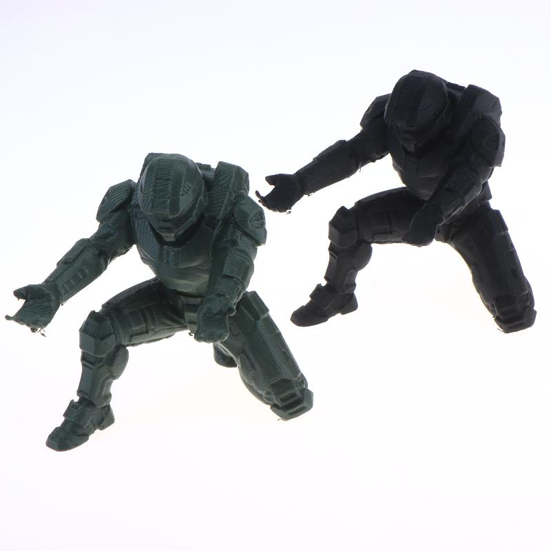 3D Printed Pen Holder, Cool Tech Soldier Pen Stand, Creative Desktop Decoration Storage, Stylish Stationery Display Decoration