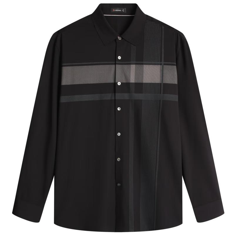 Мужская дышащая рубашка K-Boxing с длинным рукавом в стиле business casual 170/M