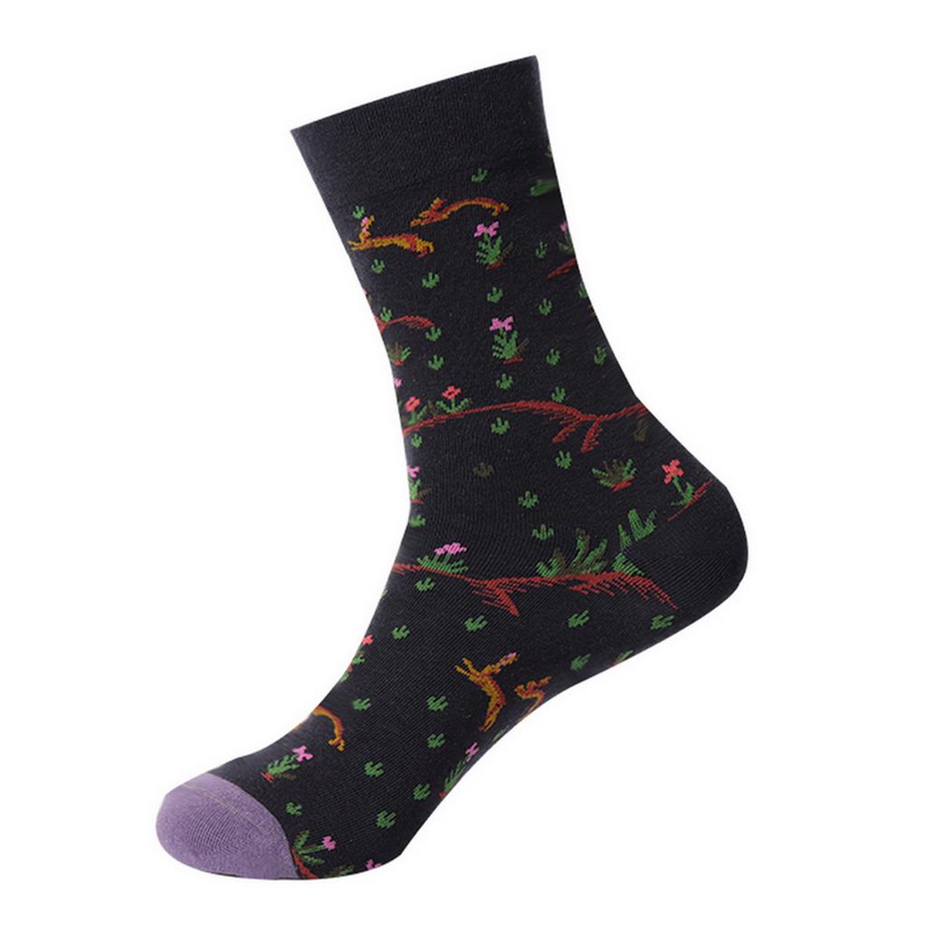 Hot Selling Colorful Funny Novelty Socks Men Women's Art Painting Printing Crew Socks Autumn and Winter Cotton Sports Socks