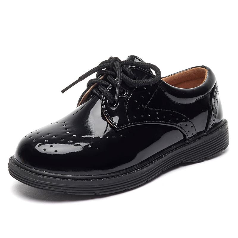 

Brogues Toddler Boys White Formal Shoes England Classic Boys Shoes 4yrs To 12yrs Preppy Patent Leather Kid Oxford Shoe Boy 26 Insole 17.5cm