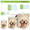 Golden Retriever Fleece Blanket Dog Paw Print Design Soft Cozy Throw Home Decor for Living Room or Bedroom Gift for Pet Lovers