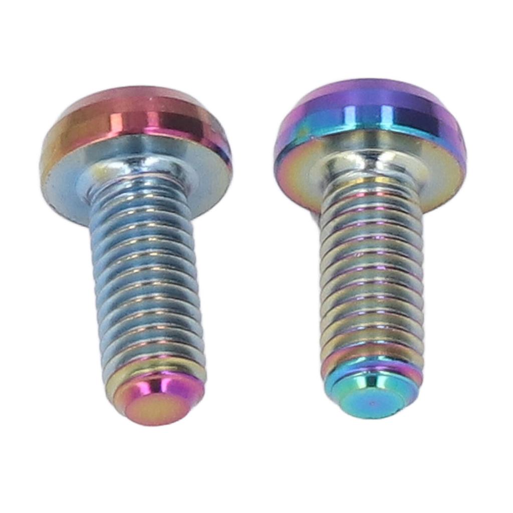 2Pcs Bottle Cage Screws M5x12mm Water Cycling for Fixing Gas Cylinder Seat Alloy
