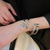 Rhinestone Star Armband Arm Chain Jewelry Crystal Starfish Bangles Starfish Cuff Bracelets  Girls