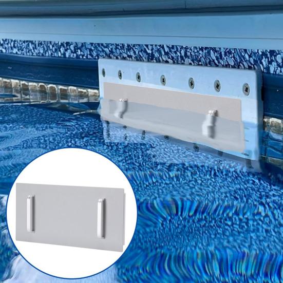 Wide Mouth Skimmer Cover Above Ground Pool Skimmer Lid with Handle 12"x6" Skimmer Plate Cover for SP1091WM SP1094 K002WBX Winter Protection