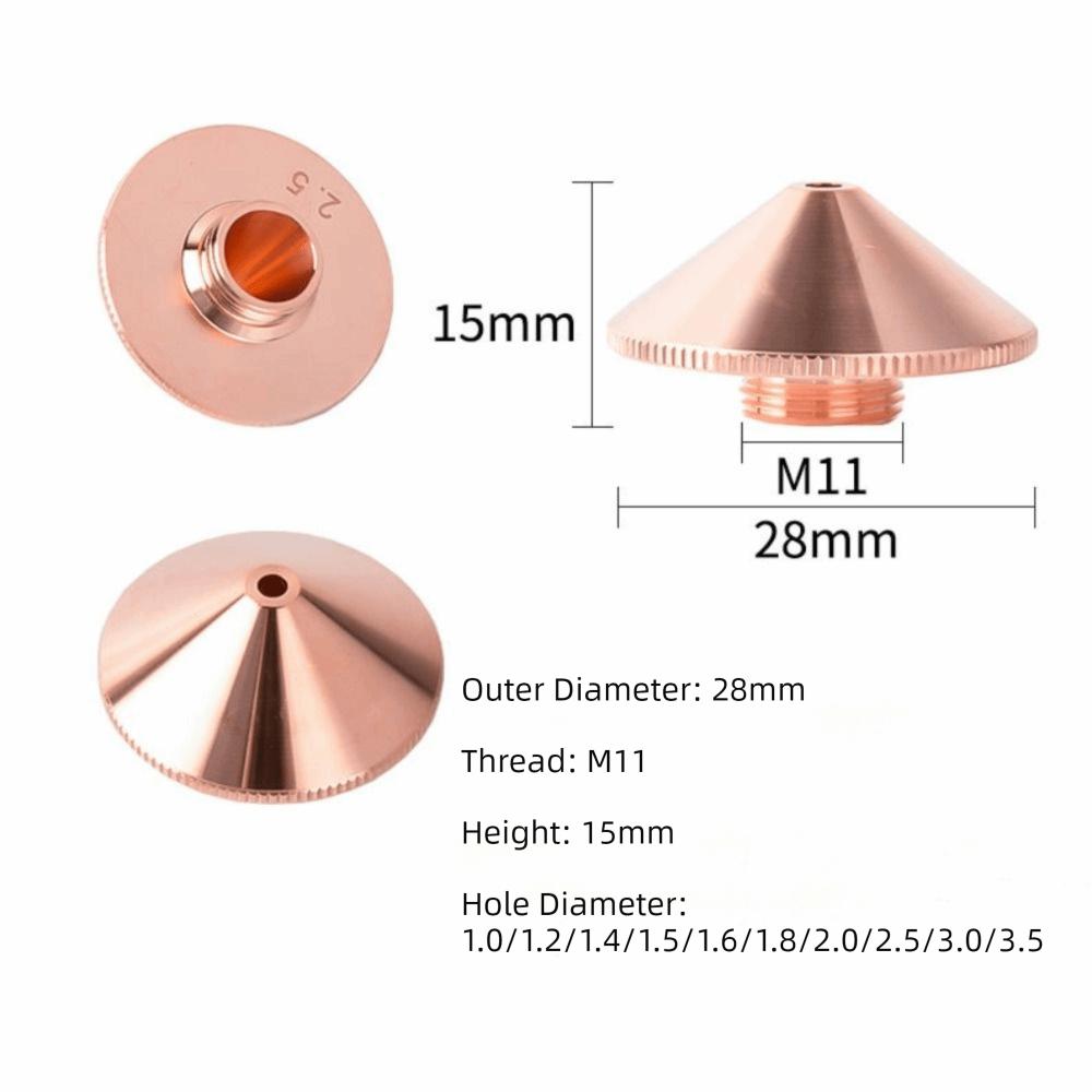 Booster Fiber Laser Cutting Nozzles D28 M11 Fiber Cutting Head New Laser Nozzle