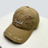 Korean Broken Style 3D Letters Embroidery Sunshade Baseball Hats New Men Women Versatile Casual ins Peaked Caps Fashion Retro