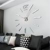 Wall Sticker Clock DIY Wall Clock For Home Office Adhesive Diameter 60cm Mini DIY Sticker Wall Clock Kit for Home Office Decor