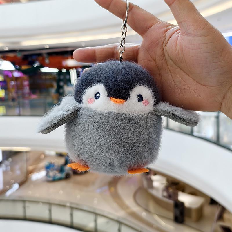 Internet Celebrity Penguin and Sparrow Plush Pendant Keychain Toy