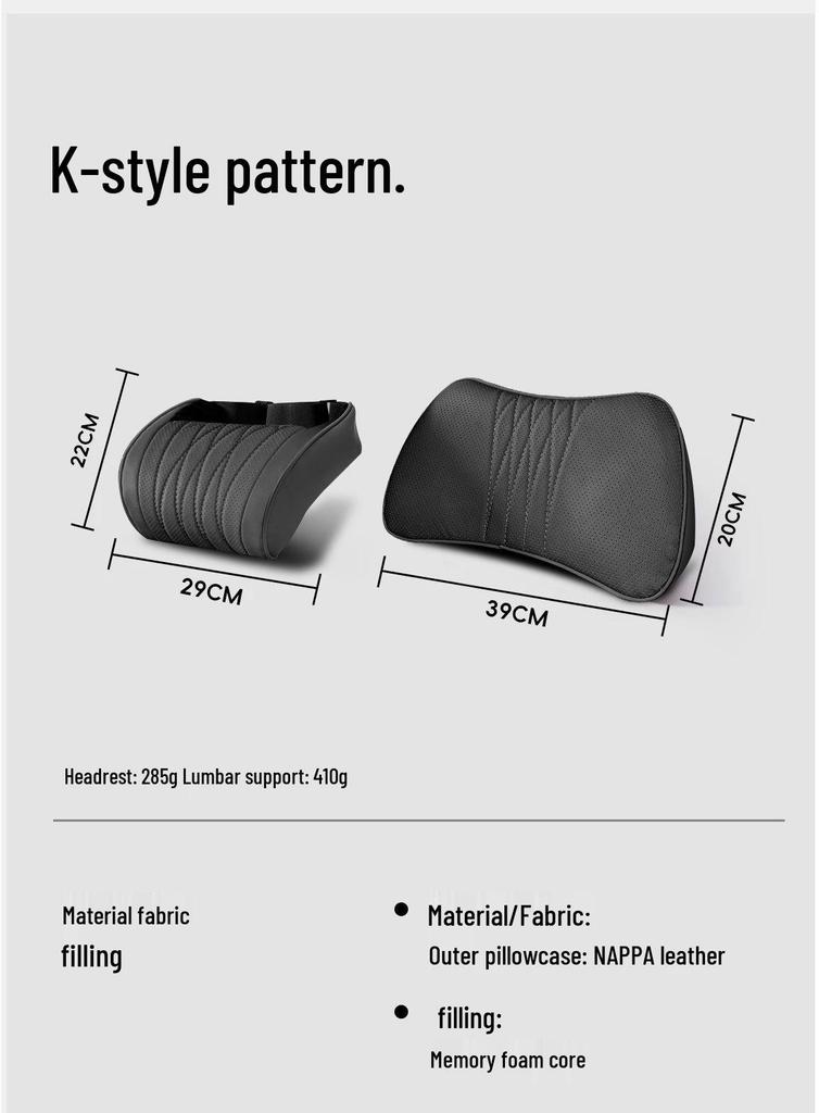 Xingtu EX7 Car Headrest Neck and Lumbar Support Pillow