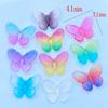 10 Bucăți Drăguțe Amestecate Mini Fluturi Placati Spate Plat Cabochoni Acrilici Scrapbooking DIY Bijuterii Craft Accesorii Decor L72