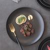 Di Rui En Nordic Black Ceramic Dinner Plates
