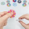 Creative Color Gyroscope Acrylic Colorful Fingertip Gyroscope Rotating Gyroscope Cool Stress Relieving Toy