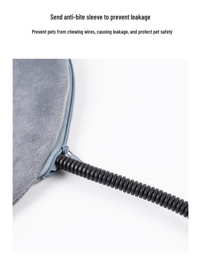 Pet Heated Blanket: Waterproof, Smart, Energy-Saving, Cat-Specific, Bite-Resistant, Constant Temperature Circular Pad