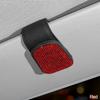 Portaocchiali da sole in cristallo con strass per auto, clip per custodia per occhiali da sole per auto, aletta parasole, supporto per biglietti da visita, fissaggio, accessori per auto