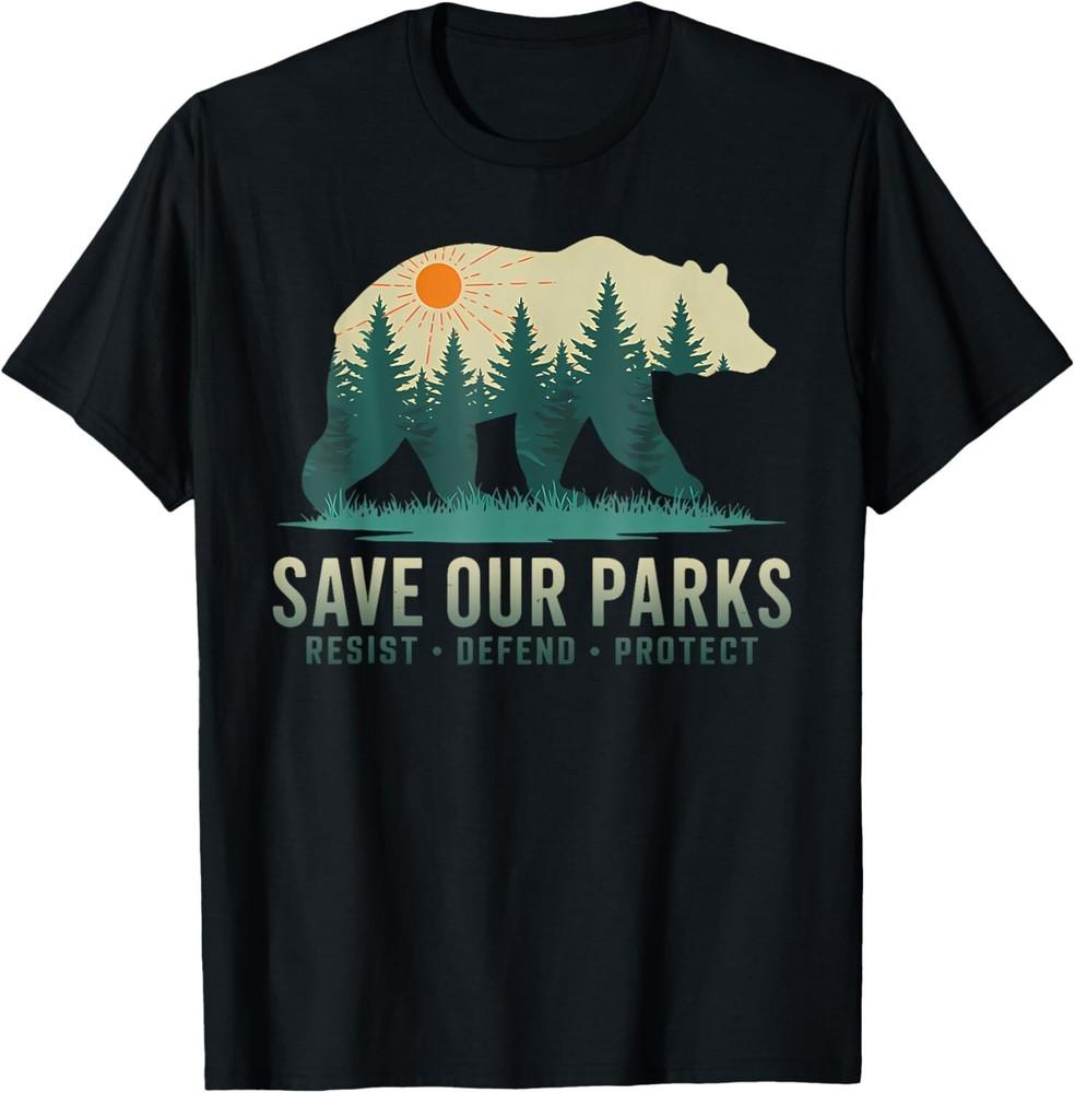 Save Our Parks Resist National Park Protect ALT US T-Shirt unisex T-Shirt Unisex T-Shirt XXL