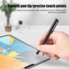 10pcs Universal Capacitive Stylus Tablet Screen Touch Pen for Pad Android Mobile Phone Rubber Tip Stylus