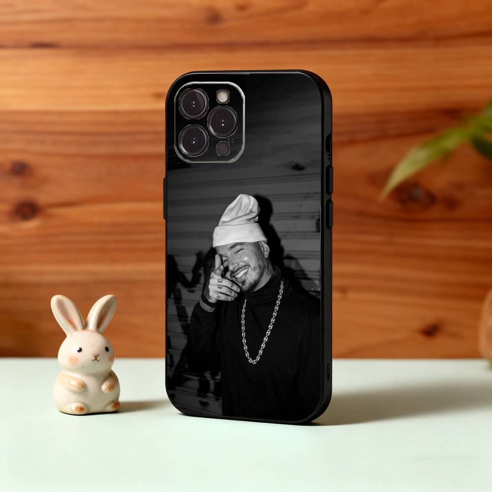 COOL J B-BalvinS Phone Case For iPhone17,16,15,14,13,12,Plus,Pro Max, 5G Others Soft Black Cover