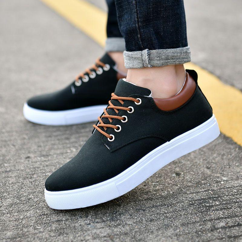 Fashion Men's Casual Shoes Gray Lace-up Splicing Spring Autumn Sneakers Retro Breathable Designer Luxury Sale In Promotion On Male Shoe