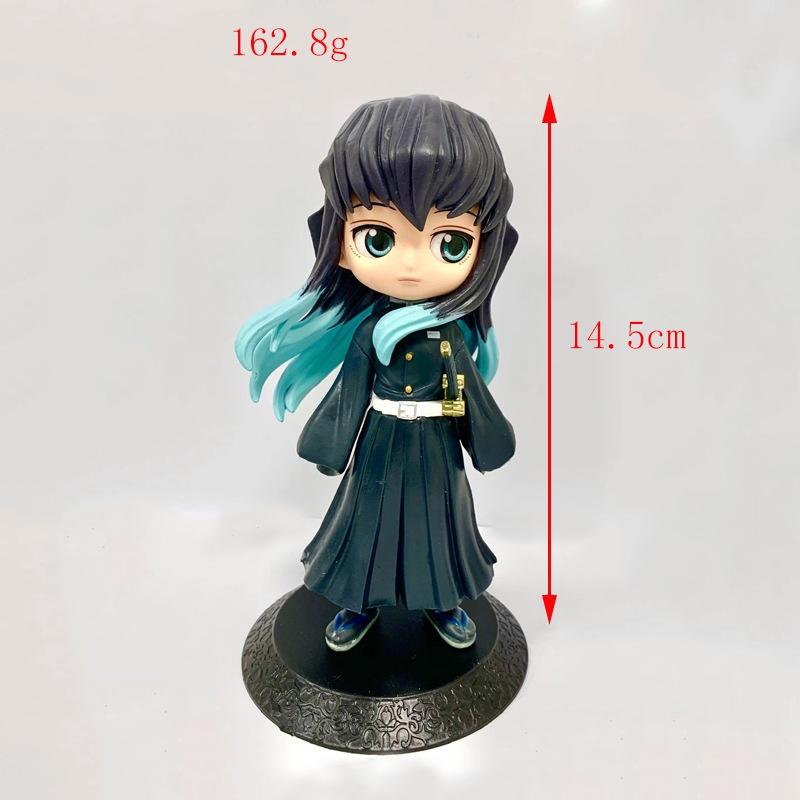 

Аниме Nezuko Tanjirou Zenitsu Inosuke Kyoujurou Giyuu Kawaii Qposket ПВХ модель игрушки собирать подарок