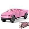 1/32 Tesla Cybertruck Toys Diecast Model Car Alloy Metal Pickup Truck Colorful Indoor Desktop Display Collection Game for Children Boy