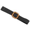 Boho Women Weaving Straw Elastic Waist Band Pin Buckle Belt Dress Jeans Decor