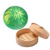 Sensory Stress Toy Glitter Dumpling Squeeze with Steamer Box Relief Dough Ball Fidget Toy Soft Simulated Steamed Bun Gadget