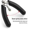 Toothless Pointed-Nose Diagonal Cutting Pliers: Small Stainless Steel Jewelry & DIY Palm Pliers